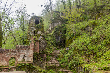 Walls of Rudkhan castle, Iran