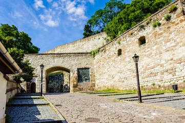 Wall Mural - It's Entrance into the Castle of Eger, Hungary