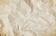 crumpled paper texture background with realistic old look. wrinkled or creased blank surface material