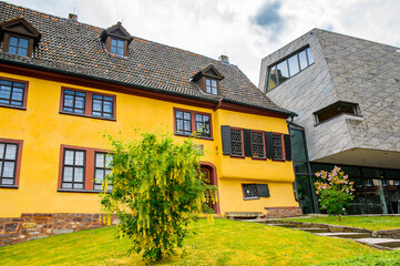 It's Colorful house in Eisenach, Thuringia, Germany