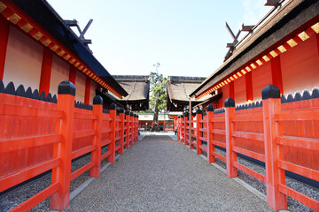 Wall Mural - Sumiyoshi Grand Shrine, Osaka, Japan.