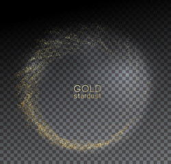 Wall Mural - abstract shiny color gold explosion design element