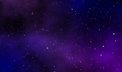 Space scape illustration graphic design background