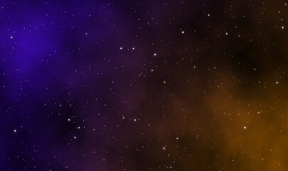 Wall Mural - Spacescape illustration graphic design background