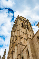 Wall Mural - It's Segovia Cathedral, a Roman Catholic religious church in Segovia, Spain.