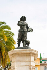 Wall Mural - It's Velazquez monument in Seville, Spain