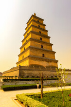 It's Giant Wild Goose Pagoda Complex, A Buddhist Pagoda Xi'an, Shaanxi Province, China. It Was Built In 652 During The Tang Dynasty. UNESCO World Heritage