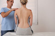 © dream@do - Posture Correction,Scoliosis, . Chiropractic treatment, Back pain relief. Physiotherapy for female patient
