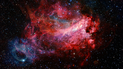 Canvas Print - deep space nebula with stars. elements of this image furnished by nasa