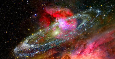 Wall Mural - spirals and supernovae. elements of this image furnished by nasa