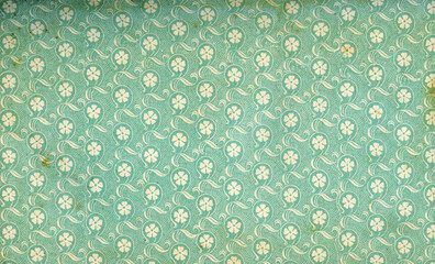 used floral vintage wallpaper