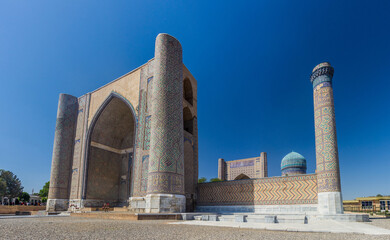 Canvas Print - Bibi-Khanym Mosque in Samarkand, Uzbekistan