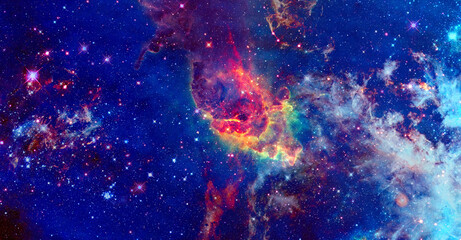 Wall Mural - infinite space background. this image elements furnished by nasa
