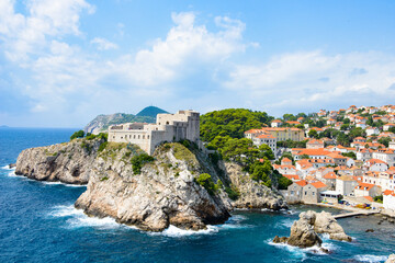 Wall Mural - It's Fortress of the Old town of Dubrovnik, Croatia.