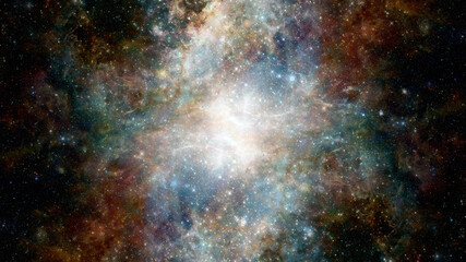 Wall Mural - space many light years far away. elements of this image furnished by nasa
