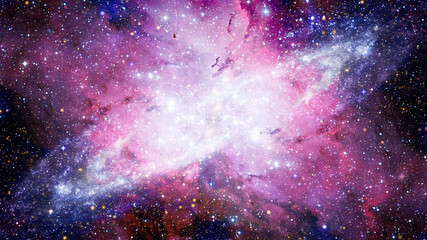 Wall Mural - deep space art. nebulas, galaxies and stars. elements of this image furnished by nasa