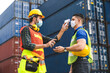 © tool51 - Check temperature Employee before starting work and masked for Prevent dust and Coronavirus.