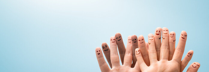 Fototapete - The concept of business in teamwork, community and diversity.