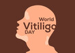 world vitiligo day poster
