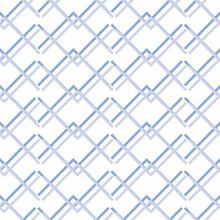 Geo Abstract Blue White Chevron Square Background Design