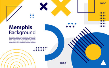 Poster - Geometric Background and Squares Vector. Graphic design element.