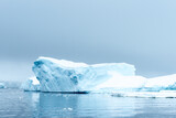 Fototapeta  - Beautiful view of the ice of Antarctica