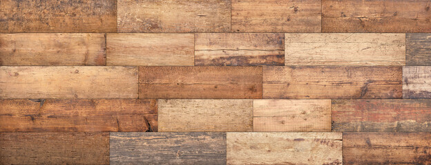 Wall Mural - old wooden table, rustic boards. natural wood texture