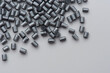 sylver dyed plastic polymer pellets