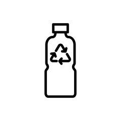 Poster - Recycling sign, water icon. Simple line, outline vector elements of mother earth day icons for ui and ux, website or mobile application