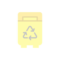 Wall Mural - Recycling sign, trash can icon. Simple color vector elements of mother earth day icons for ui and ux, website or mobile application