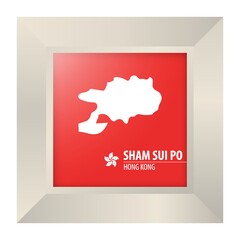 Poster - map of sham sui po