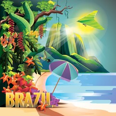 Sticker - brazil