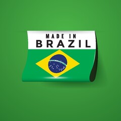 Sticker - made in brazil sticker