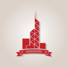 Canvas Print - hong kong bank of china tower