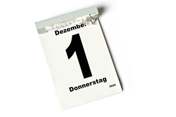  1 Dezember 2022