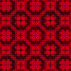 Grace of Red Background made of butterfly wing patterns