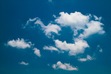 white cloud on blue sky