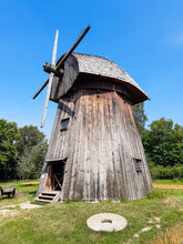 Wooden Windmill Near Lublin - Poland