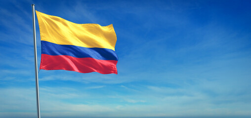 Wall Mural - The National flag of Colombia