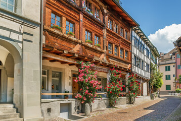 Street in Rapperswil, Switzerland