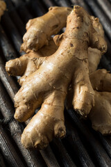 Wall Mural - Raw Brown Organic Ginger Root