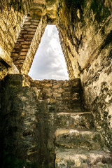 Wall Mural - Xunantunich Temple in San Ignacio, Belize.