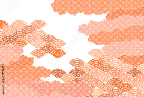 秋 和柄 波 背景 Comprar Este Vector De Stock Y Explorar Vectores Similares En Adobe Stock Adobe Stock