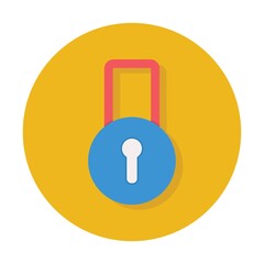 Canvas Print - lock icon