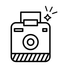 Sticker - instant camera