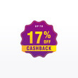 © Catharsis - 17 discount, Sales Vector badges for Labels, , Stickers, Banners, Tags, Web Stickers, New offer. Discount origami sign banner