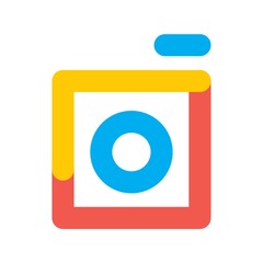 Canvas Print - camera icon