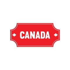 Wall Mural - canada label