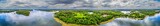 Fototapeta Niebo -  Panorama Mazur w północno-wschodniej Polsce