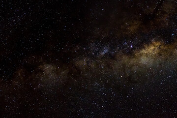 Wall Mural - stars and galaxy outer space sky night universe black starry background of shiny starfield